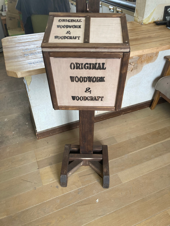 original wood work特製レターbox 2枚目の画像