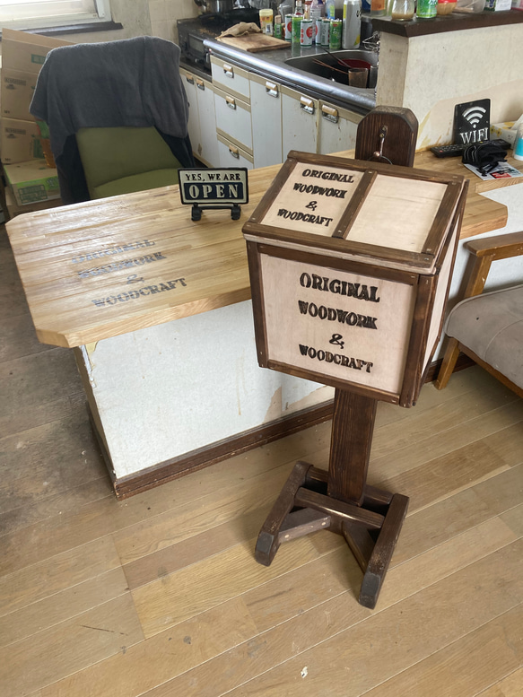 original wood work特製レターbox 5枚目の画像