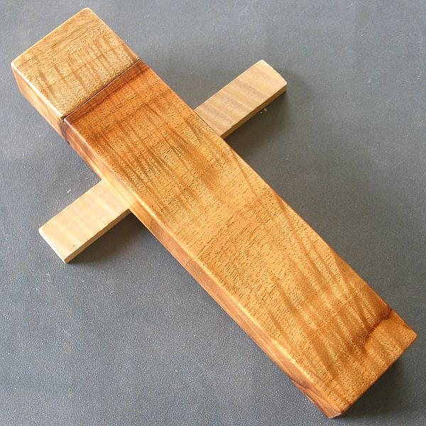 【楠】2本入り木製ペンケース　古材の杢が綺麗【即日発送】