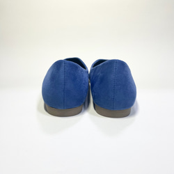 易壓扁1cm跟雙色高跟鞋（藍x銀）22.5cm~24.0cm 第5張的照片