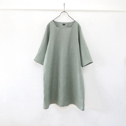 リネン / 選べる16色 / SS~LL / シンプルなAラインのワンピース 8枚目の画像