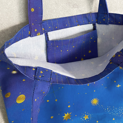 星たちの輝き トートバッグ / 星空 流星 星座 エコバッグ トート