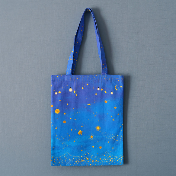 星たちの輝き トートバッグ / 星空 流星 星座 エコバッグ トートバッグ