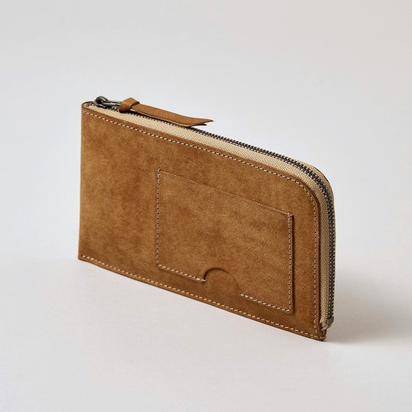 薄くて軽いお財布 /Pueblo Compact Wallet**Camel 1枚目の画像