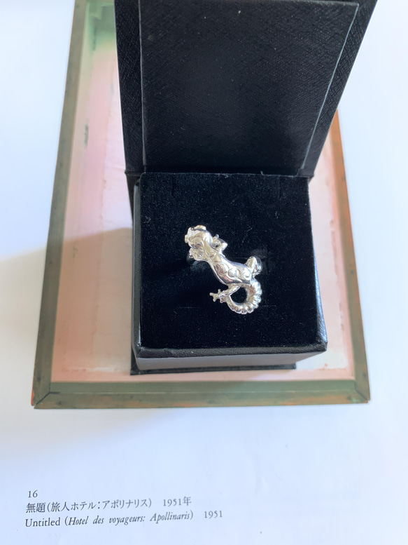 お目めがルビーヒョウモントカゲモドキの指輪 10枚目の画像