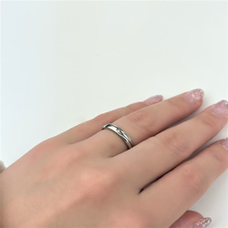 “ Kurumi and Drops”一對結婚戒指結婚戒指的名字刻有錶殼[2對] 第6張的照片