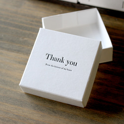 ギフトボックス（DIYフタ箱／無地・Thank you・For you）【30箱】 5枚目の画像