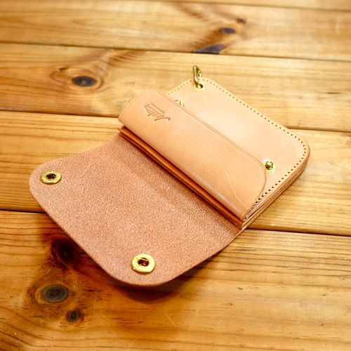 ☆受注生産☆ トラッカーウォレット ショート 革財布 その他ミニ