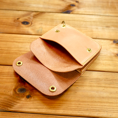 ☆受注生産☆ トラッカーウォレット ショート 革財布 その他ミニ