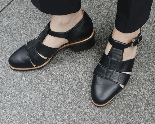 REFLETE ブラック サンダル Re:getA（リゲッタ） サンダル メンズ 厚底 黒 おしゃれ 疲れない