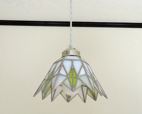 い123天井照明 吊り下げ LEDライト ハンドメイド ステンドグラスントランプ い123天井照明 吊り下げ LEDライト ハンドメイド ステンドグラス