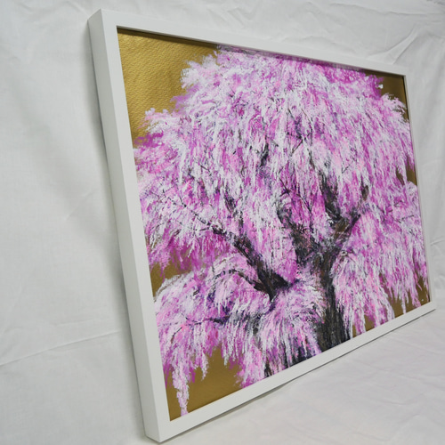 井阪仁 大手毬桜 油絵 油彩画 洋画家 かえす
