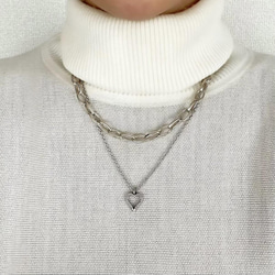 Silver chain necklace/ Oval wide（SV925） 10枚目の画像