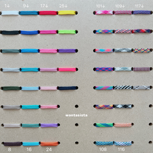 S〜LL【お花と星の首輪】パラコード SWINY by wantasista リード・首輪