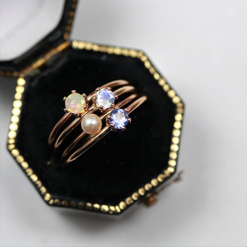 値引き終了❕不可❕ROCCAエチオピアオパール& パライバトルマリンリング 値引き終了❕不可❕ROCCAエチオピアオパール& パライバトルマリン