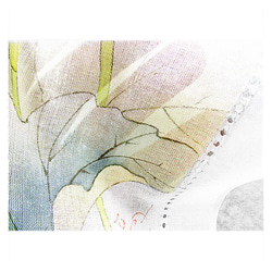 綿ハンカチ（ピコ刺繍付き）（カラー）（白色） 5枚目の画像