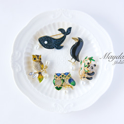 『可愛いカラスのブローチ』 9枚目の画像