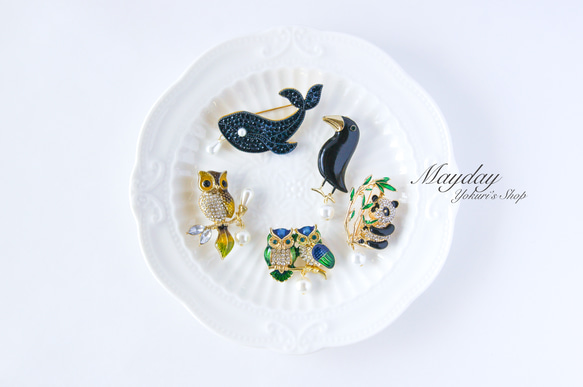 『可愛いカラスのブローチ』 9枚目の画像