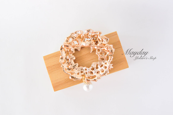 『優雅なブローチシリーズ　クリスマスリース』Christmas 9枚目の画像