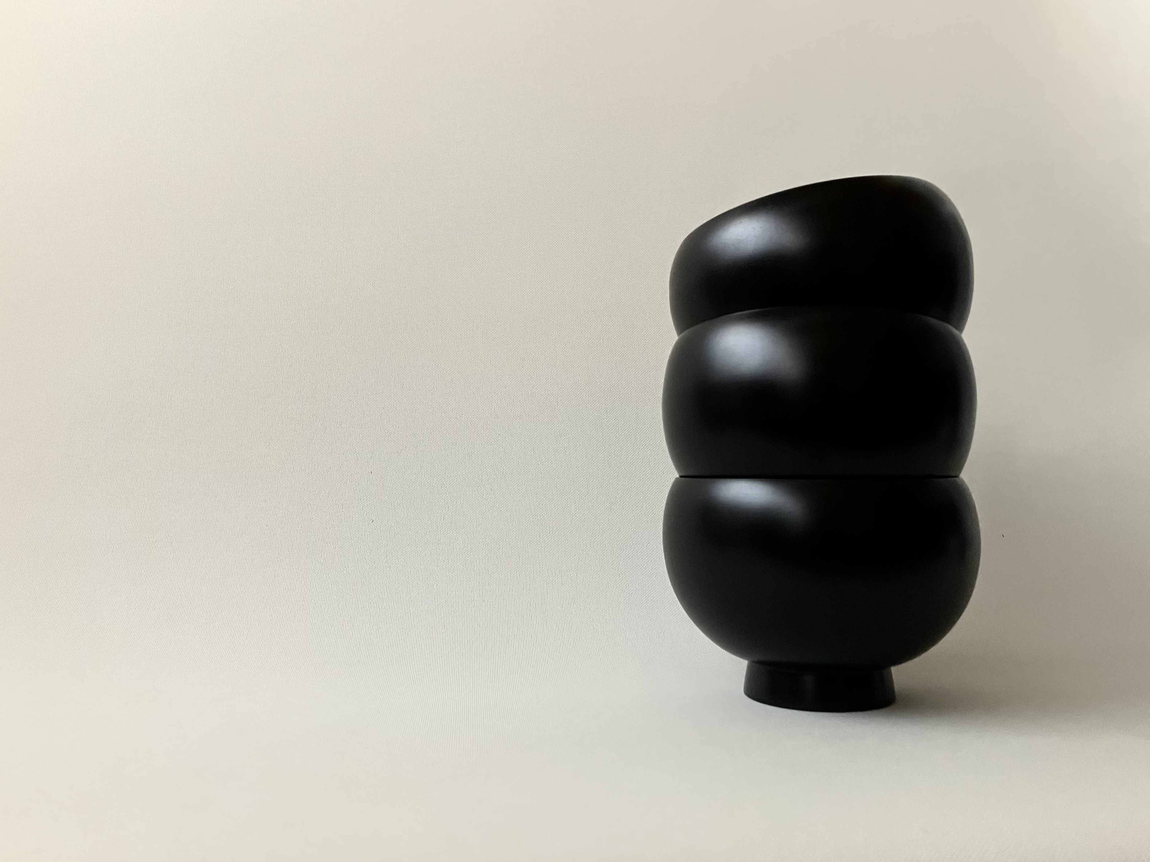 まりも椀　黒の色