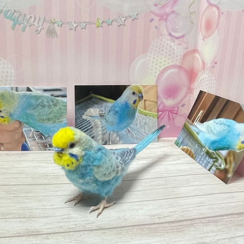 受注制作 羊毛フェルト 小鳥 オーダー 1羽(一体) ゆこりん工房 受注制作 羊毛フェルト 小鳥 オーダー 1羽(一体) ゆこりん工房