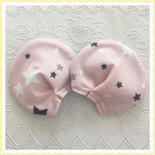 ママさんページ ガーゼハンカチ 星柄 ユニコーン 柄 6重織ガーゼ