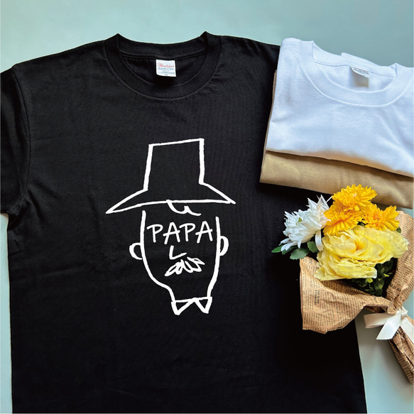 【名前可】顔ネームTシャツ・父・父の日・お誕生日に 11枚目の画像