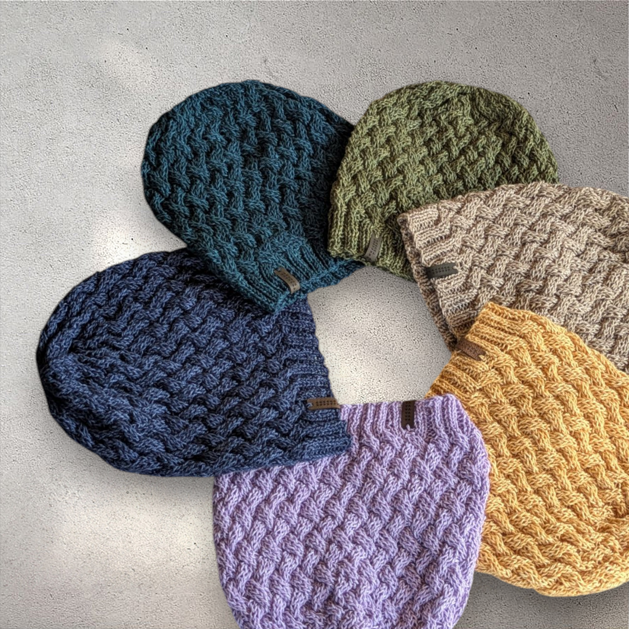 【選べる７カラー】薄手コットン素材ビーニー　強風・花粉よけ　通院グッズ