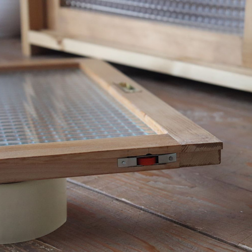 L ｻｲｽﾞ、ガラス引き戸の棚。食器棚。古民家。サイズオーダー可。ガラス