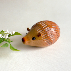 おおネギのブローチ (大) Brooch of wooden Japanese leek ブローチ