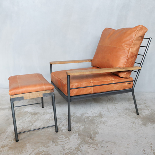 送料無料／[Y.T Stool]スツール 本革レザー 椅子 チェア 玄関 リビング