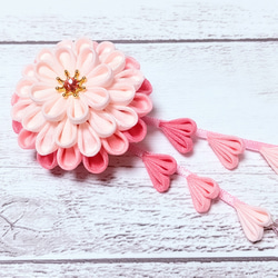 ❌X2 在庫なし【オーダー♡和うさぎ】ヘアクリップ　つまみ細工　浴衣　和装 6d6a4fa3a052cffb9b1fce0d778cee