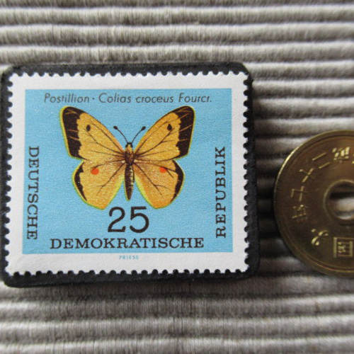 ドイツ 蝶切手ブローチ 5159 ブローチ Yukio TANZAWA 通販 7251562