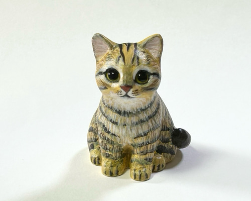 猫(キジトラ)顔の特注品　取手/フック 猫(キジトラ)顔の特注品 取手/フック 猫(キジトラ)顔の特注品