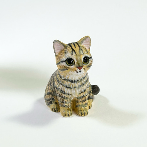 猫(キジトラ)顔の特注品　取手/フック 猫(キジトラ)顔の特注品 取手/フック 猫(キジトラ)顔の特注品