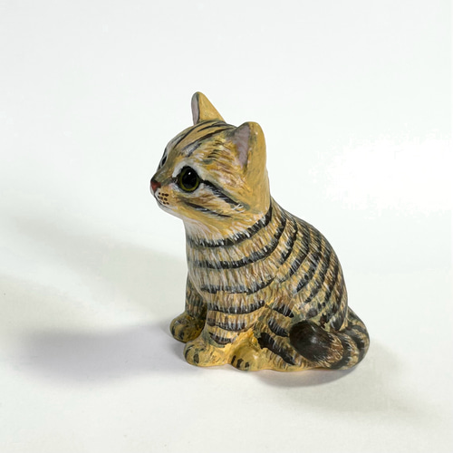 キジトラ猫の置物 招き猫 猫ハウス 通販 7254042｜Creema(クリーマ