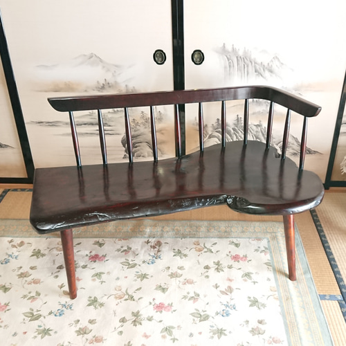 ケヤキ 一枚板 ベンチ