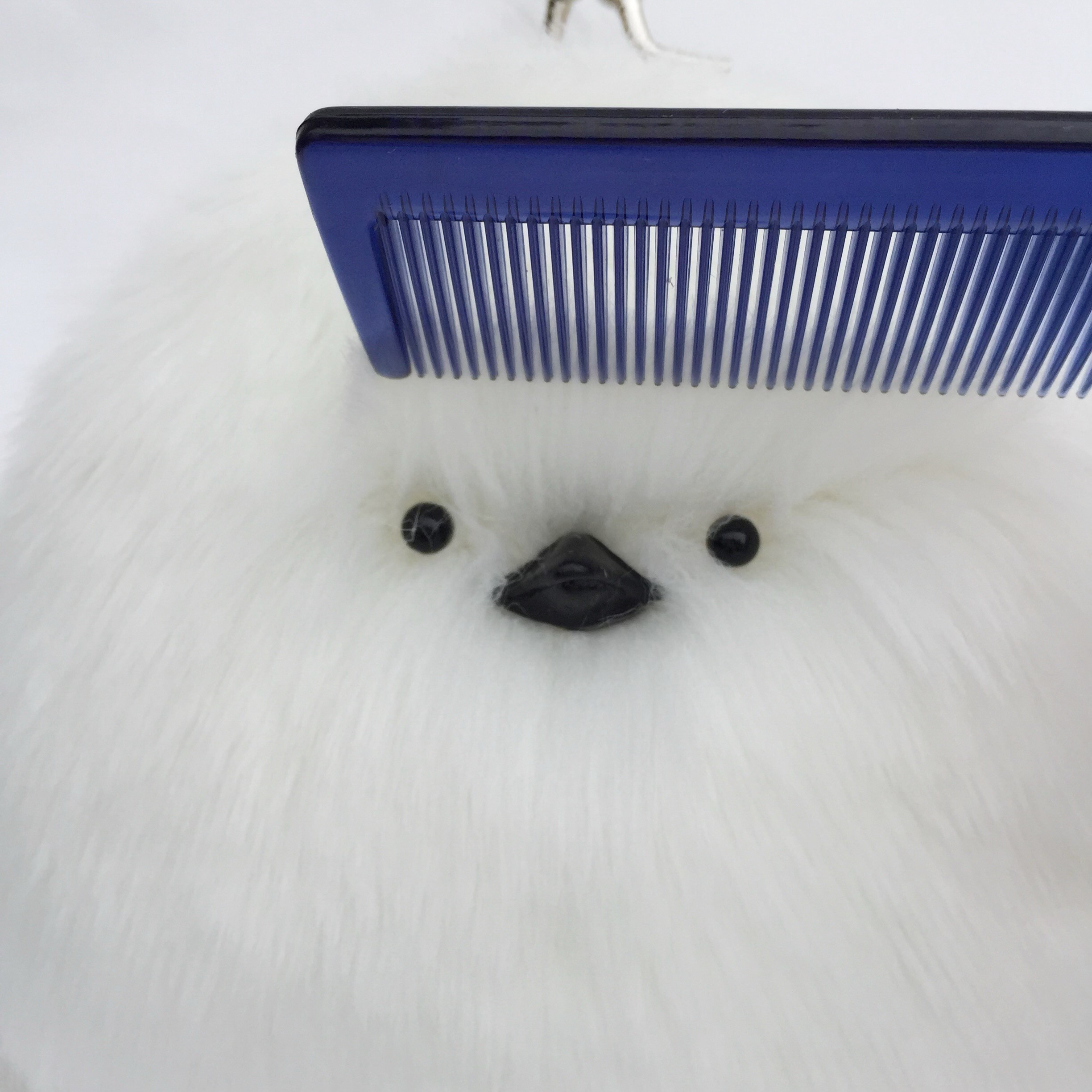 シマエナガ？ 風な？ がま口 ポーチ