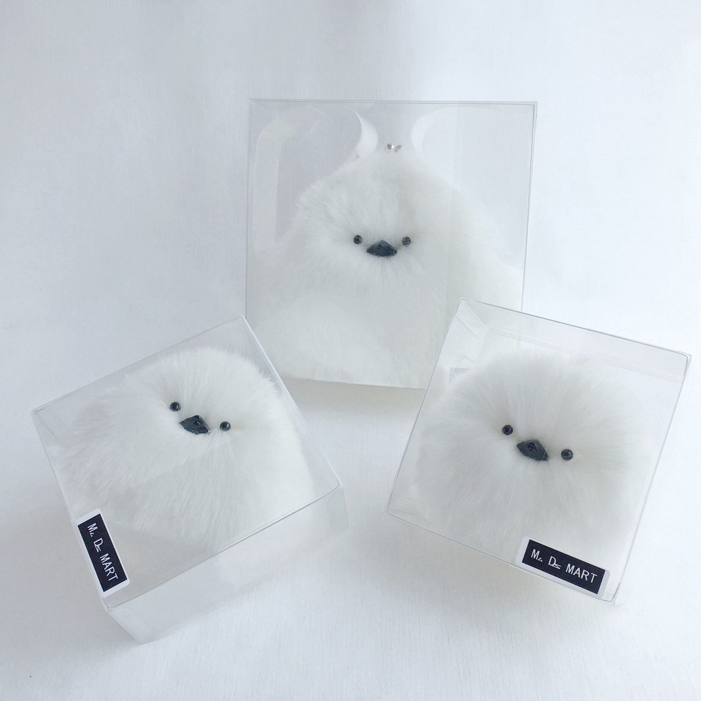 シマエナガ？ 風な？ がま口 ポーチ