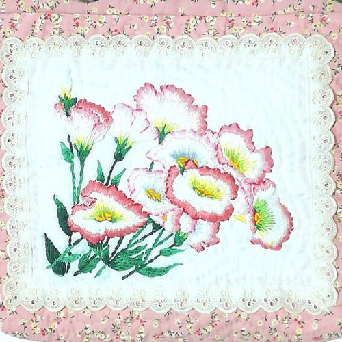 刺繍ショルダー「トルコキキョウ」 ショルダーバッグ 布遊び 通販