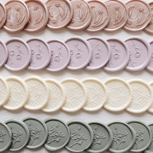 bonheur ‖ シーリングスタンプ ワックスシール ｜ 10枚1セット［ 招待