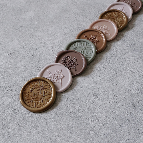 bonheur ‖ シーリングスタンプ ワックスシール ｜ 10枚1セット［ 招待