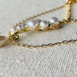 ストールクリップ・羽織り留めなどに♥︎真珠のように 4枚目の画像