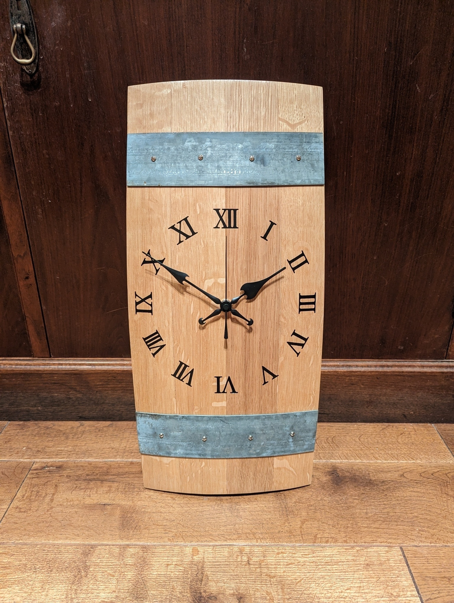 ワイン樽 掛け時計 高級オーク材 掛け時計・置き時計 アトリエ malon