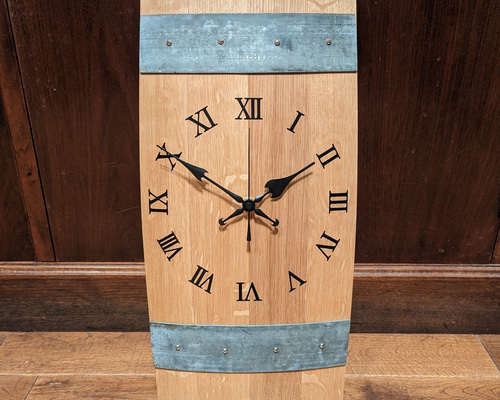 ワイン樽 掛け時計 高級オーク材 掛け時計・置き時計 アトリエ malon