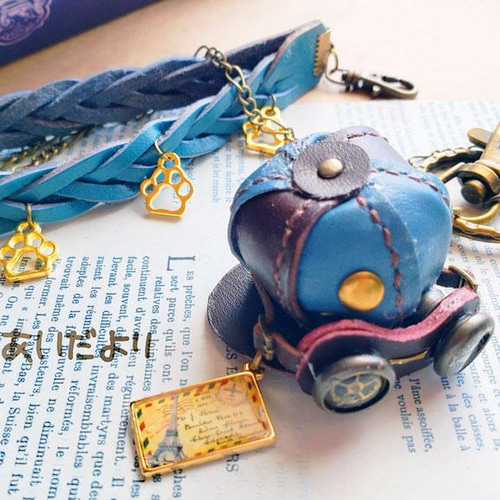 名探偵の助手キーホルダー【スチームパンク】ミニチュア歯車ゴーグル