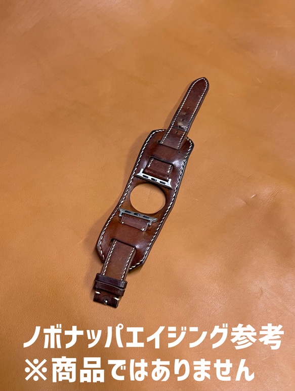 ノボナッパ（NOVONAPP）フランス仔牛皮革 コンビなめし 1.5-2.0mm A4サイズ（21x30cm) ゴールド 6枚目の画像