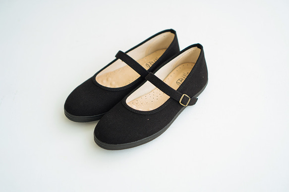 毎日履きたくなる大人の着回しシューズ・ストラップシューズ【シックブラック】 靴 シューズ 5枚目の画像