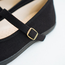 毎日履きたくなる大人の着回しシューズ・ストラップシューズ【シックブラック】 靴 シューズ 16枚目の画像