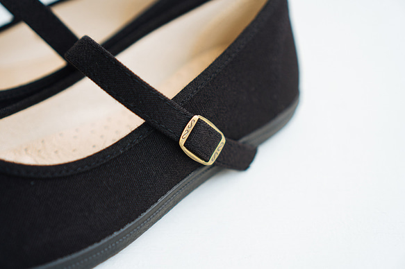 毎日履きたくなる大人の着回しシューズ・ストラップシューズ【シックブラック】 靴 シューズ 16枚目の画像